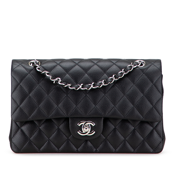Pre-Loved Chanel Medium Classic Caviar Double Flap - Picture 1 of 11